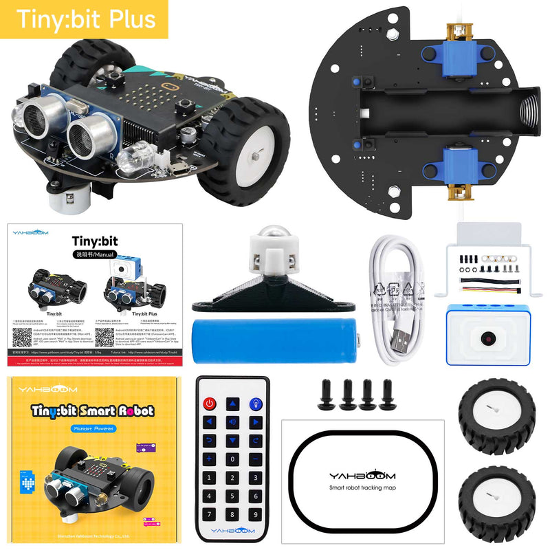 Yahboom Microbit Robot Car Kit Programmable Toys MakeCode Programming