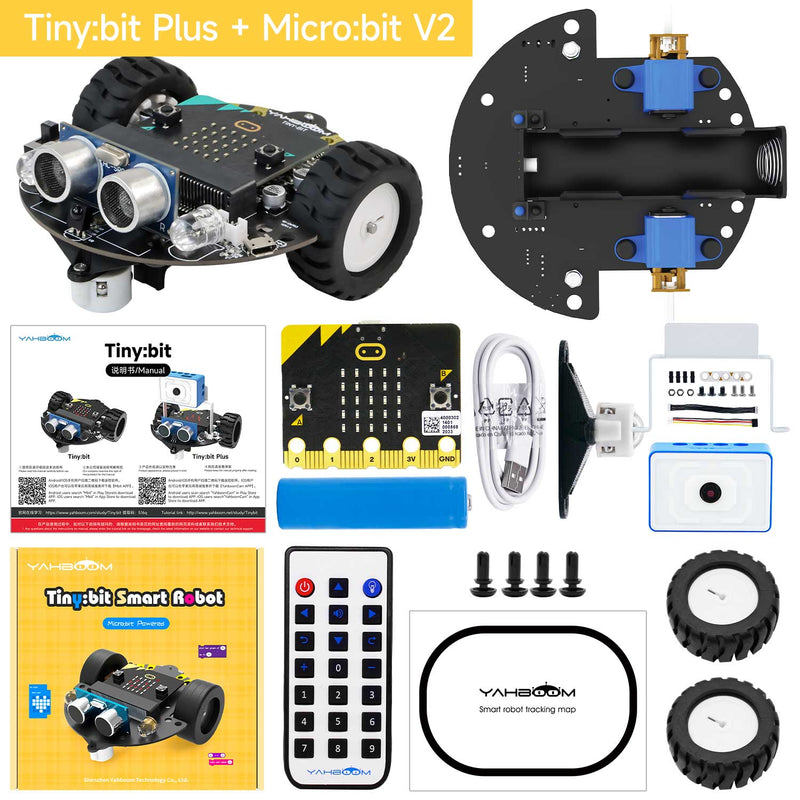 Yahboom Microbit Robot Car Kit Programmable Toys MakeCode Programming