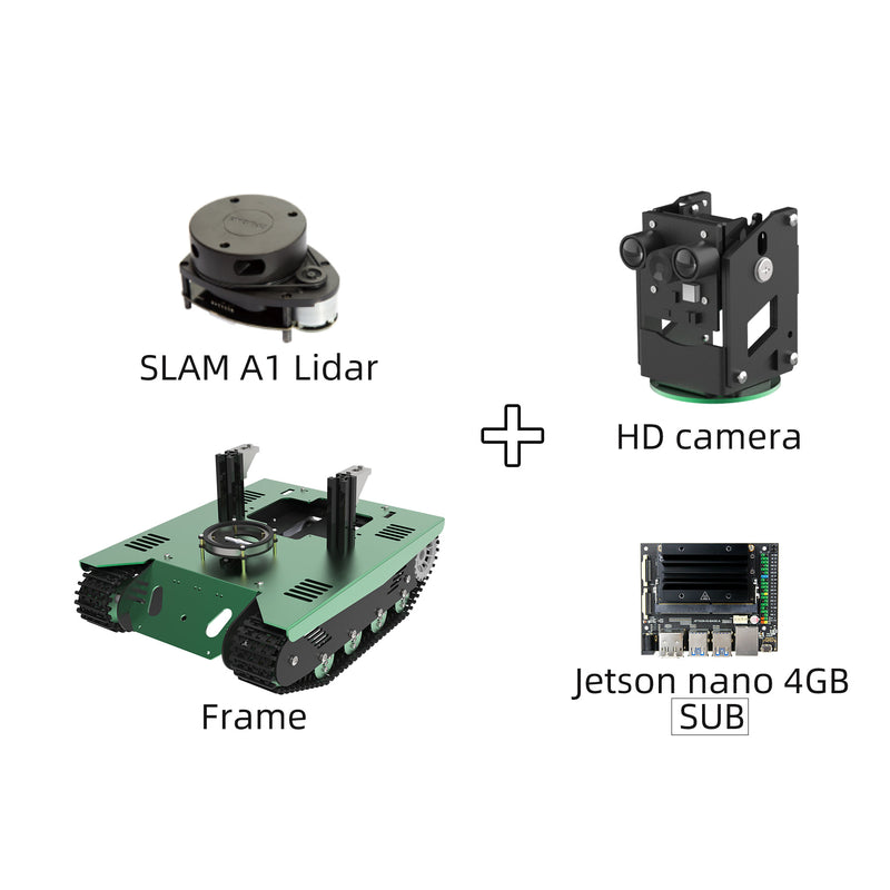 Yahboom Jetson Nano 4GB transbot equipped with HD camera.