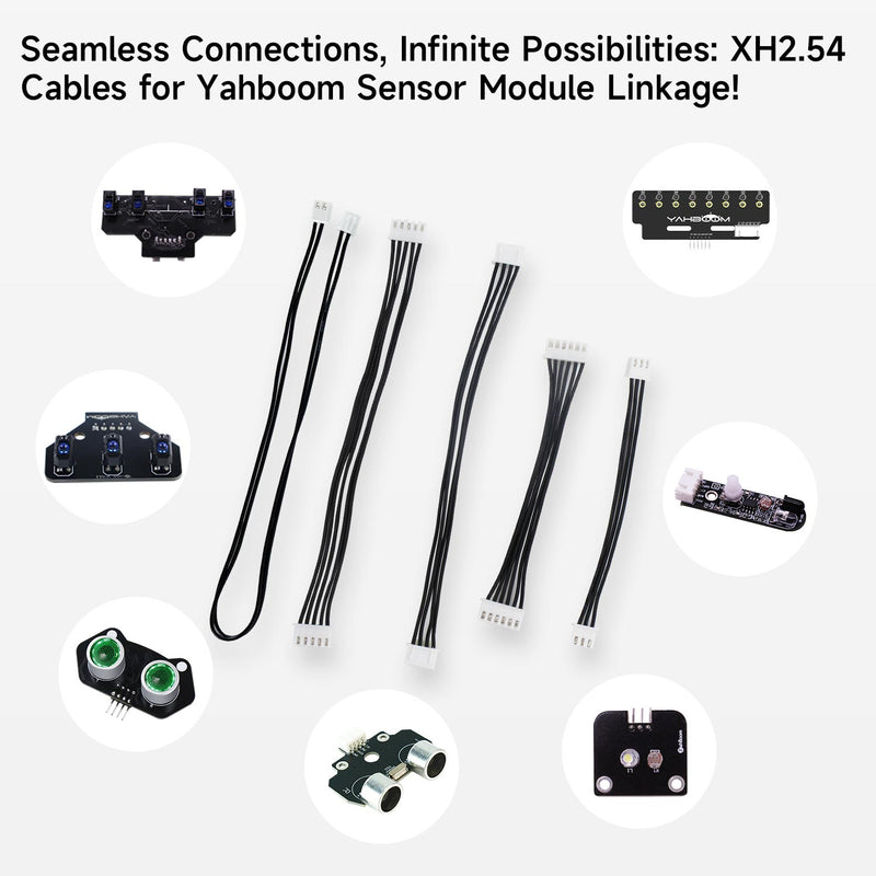 Yahboom XH2.54 cable 3P/4P/5P/6P