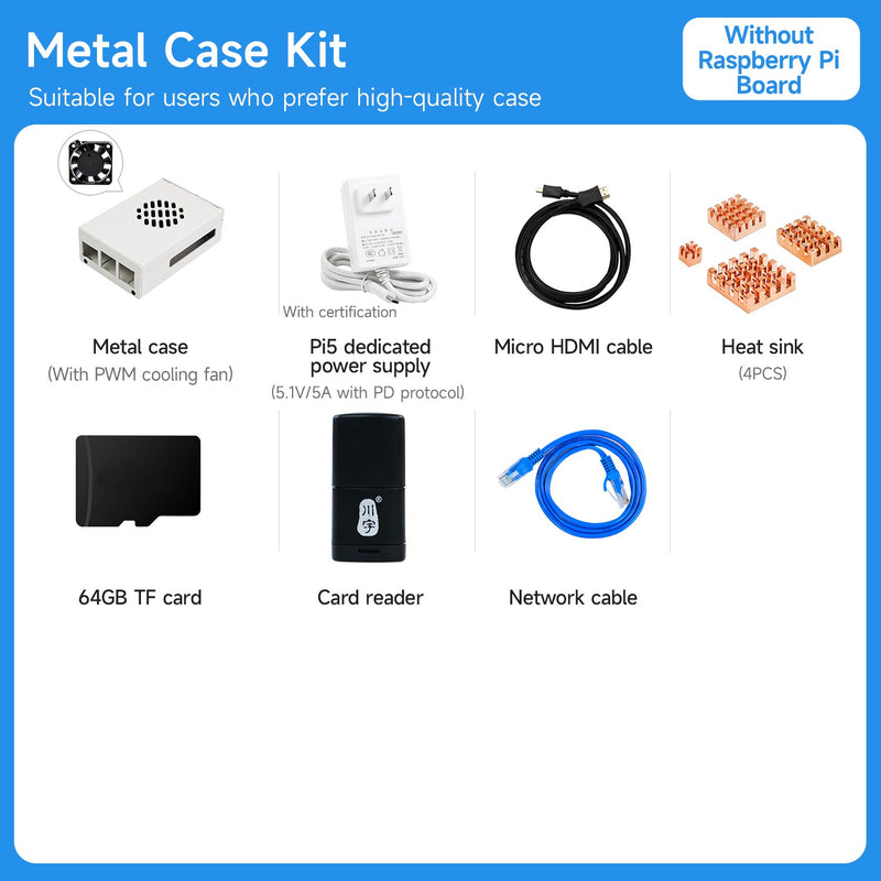 Raspberry Pi 5 Board and Starter Kit(2G/4G/8G/16G)