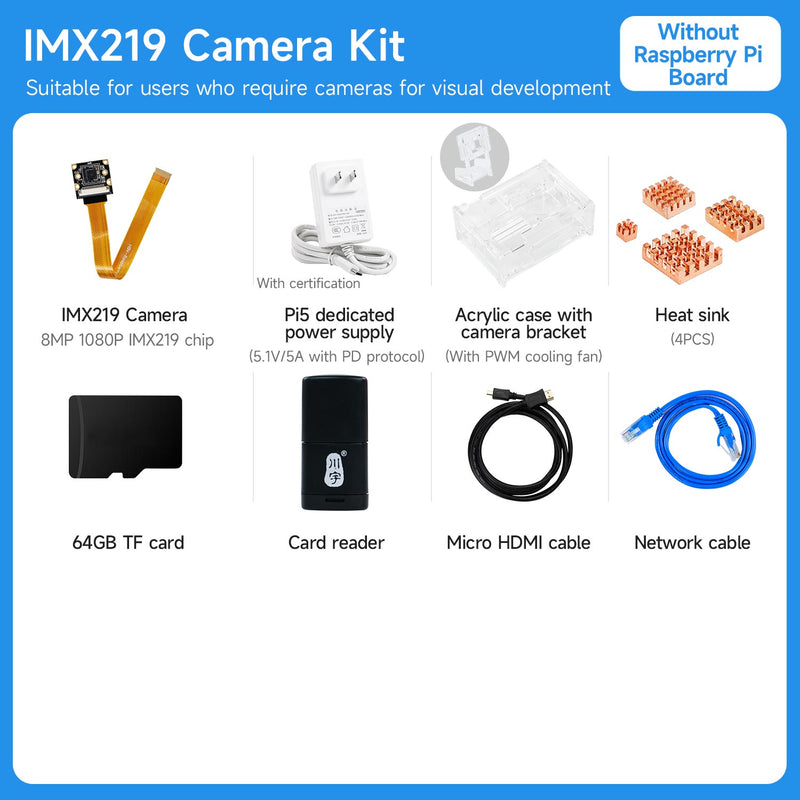 Raspberry Pi 5 Board and Starter Kit(2G/4G/8G/16G)