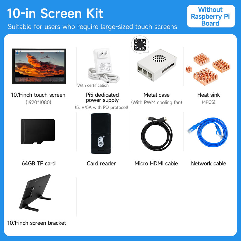 Raspberry Pi 5 Board and Starter Kit(2G/4G/8G/16G)