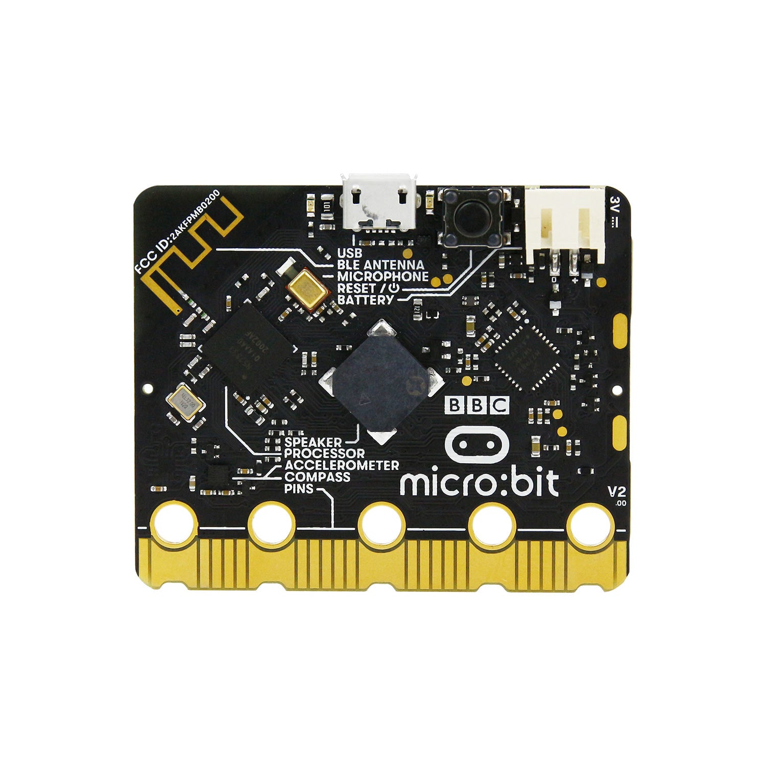 La nueva placa oficial de la BBC para micro:bit V2/V1.5 