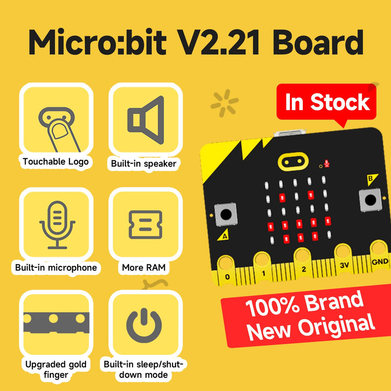 La nueva placa oficial de la BBC para micro:bit V2/V1.5 