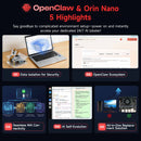 Jetson Orin NANO SUPER Developer Kit(SUB/Official) with 4GB/8GB RAM(34TOPS/67TOPS)