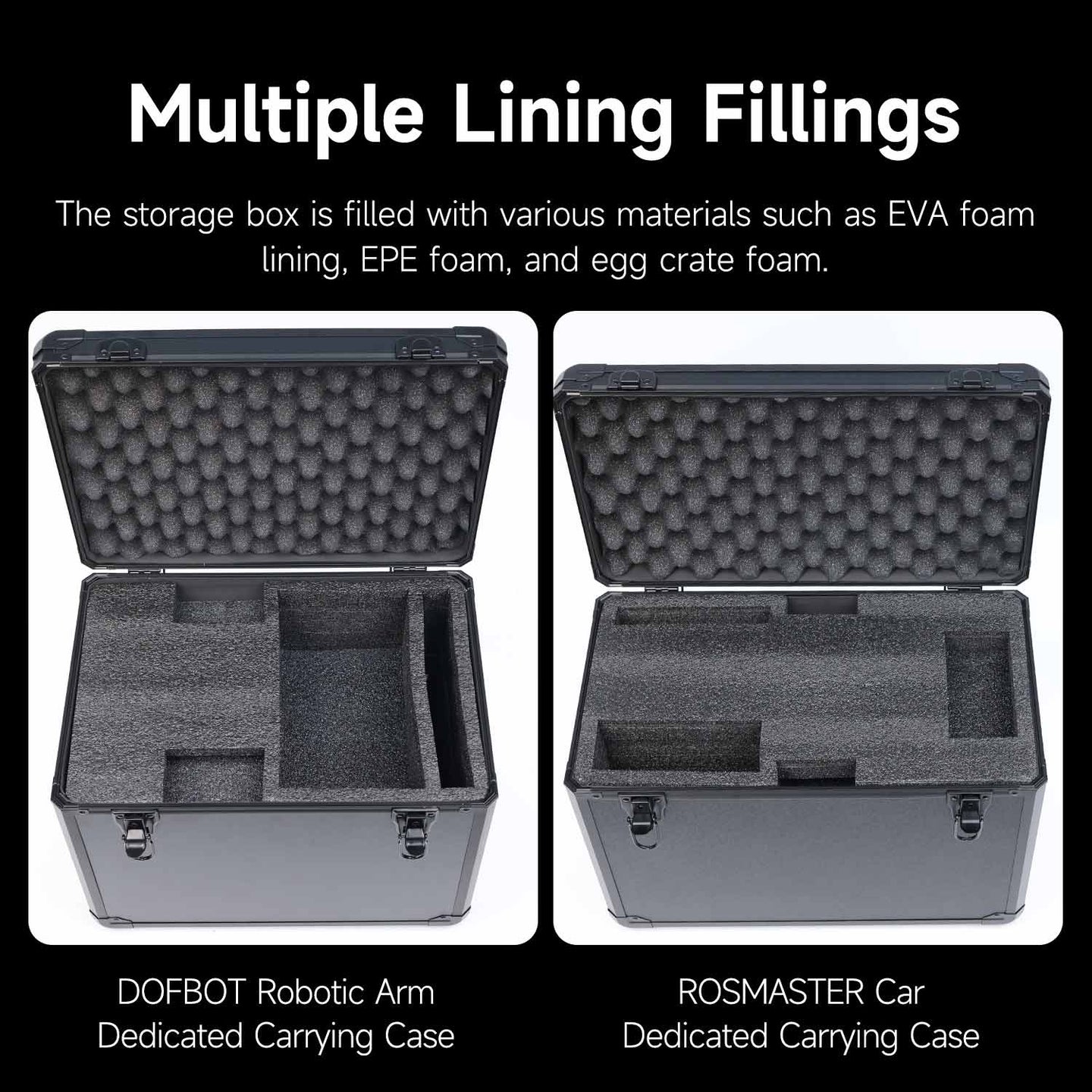 Yahboom robot carrier case for transport & shipping