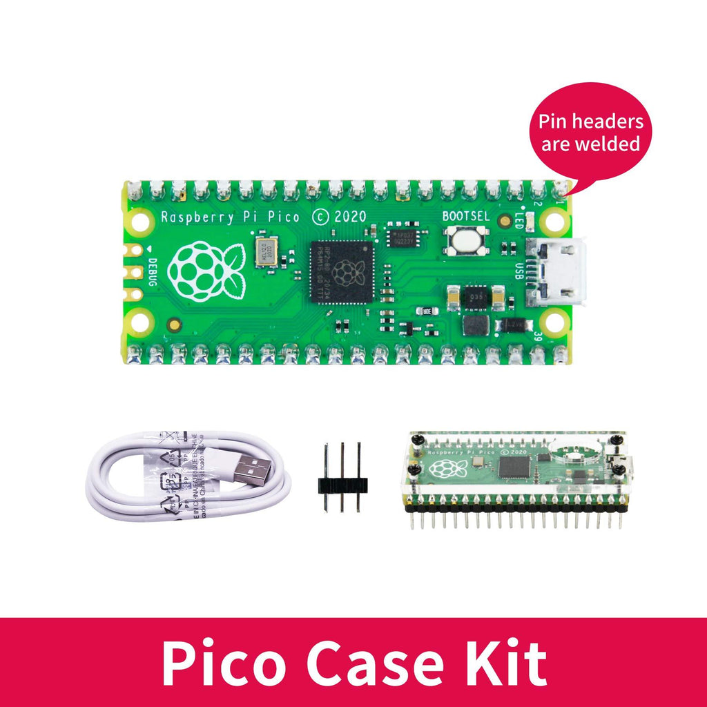 Raspberry Pi Pico board and starter kit Pico / Case kit