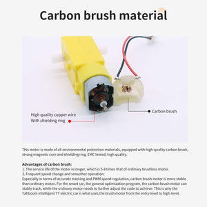 Yahboom TT DC Gear Motor with high-quality carbon brushes with XH2.54 terminal - Yahboom