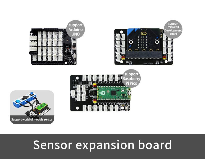 new expansion board sensor module for python graphical... Yahboom Sensor Expansion Board with PH2.0 port for Microbit Arduino