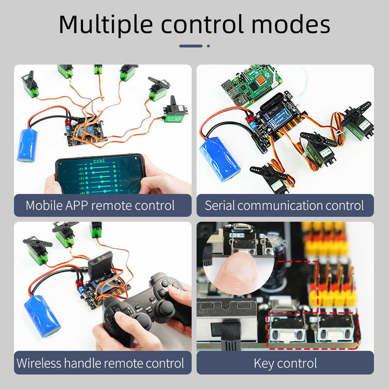Yahboom 24-channel dual PWM servo control debugging board for DIY smart robotics