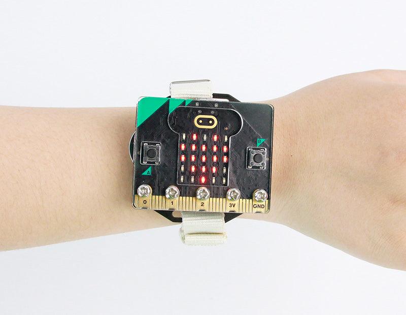 Yahboom Wrist:bit wearable watch kit based on BBC Micro:bit V2/V1.5 board - Yahboom