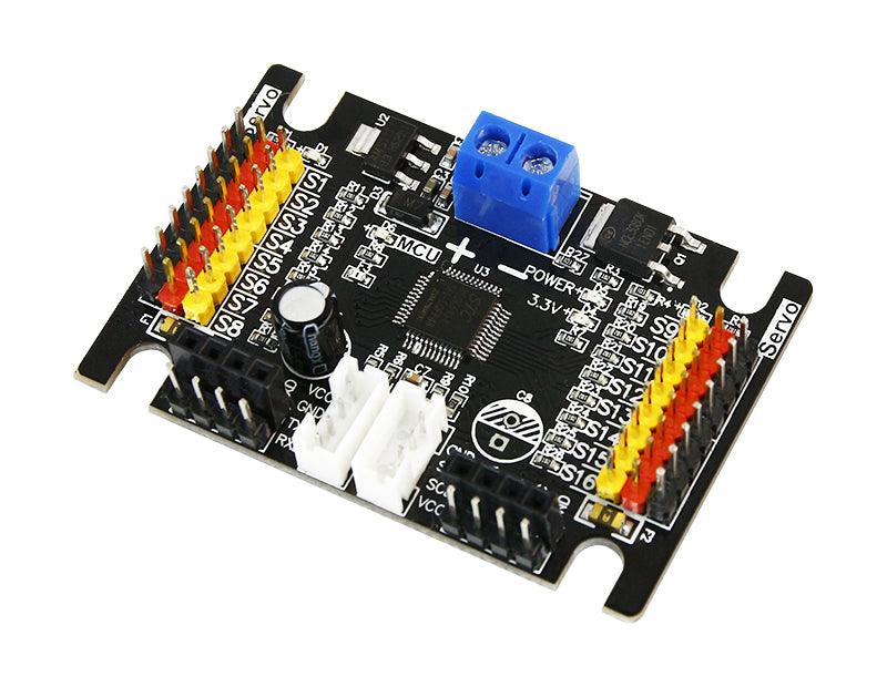 Yahboom 16-channel PWM servo control debugging board support Bluetooth 4.0 APP control robotic arm - Yahboom