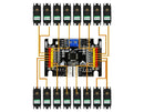 Yahboom 16-channel PWM servo control debugging board support Bluetooth 4.0 APP control robotic arm - Yahboom
