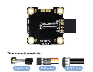 Yahboom Vibration module compatible with alligator clip/DuPont line/PH2.0 cable - Yahboom