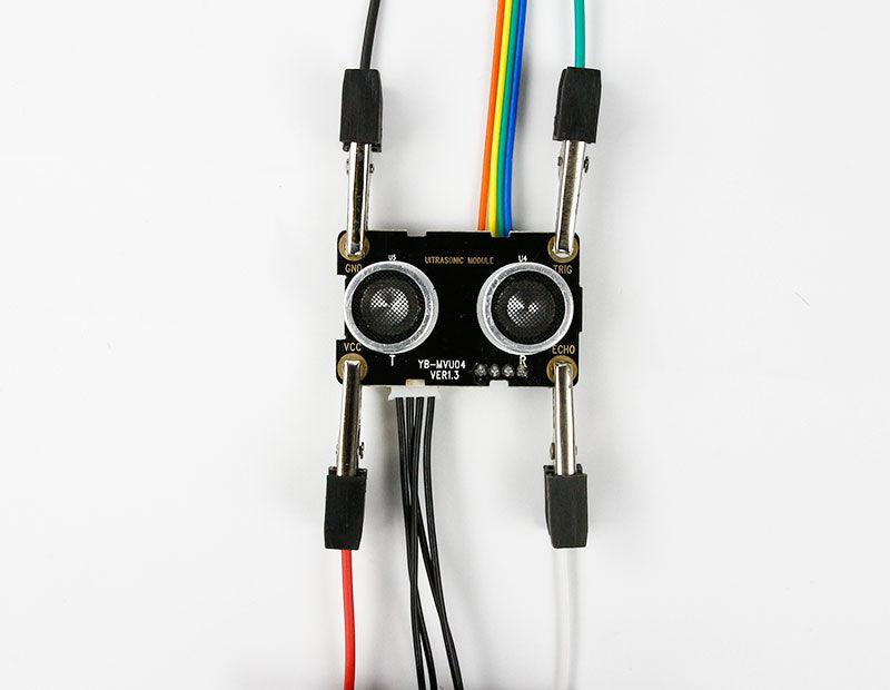 Yahboom Ultrasonic module compatible with alligator clip/DuPont line/PH2.0 cable - Yahboom