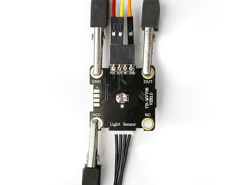 Yahboom Photosensitive sensor module compatible with alligator clip/DuPont line/PH2.0 cable - Yahboom