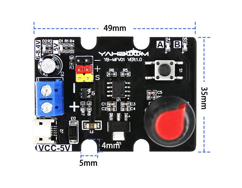 Yahboom Single-channel dual PWM servo control debugging board for DIY smart robotics - Yahboom