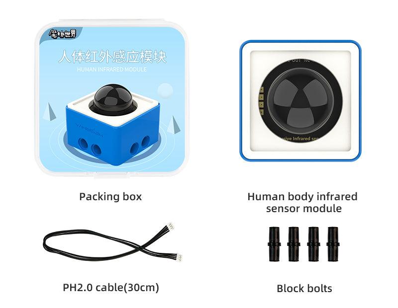 World of Module Series optional building block sensor kit compatible with Micro:bit V2/V1.5 Arduino UNO Raspberry Pi Pico - Yahboom