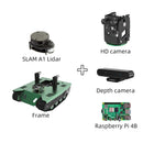 Yahboom ROS Transbot Robot with Lidar Depth camera support Python programming MoveIt 3D mapping for Raspberry Pi - Yahboom