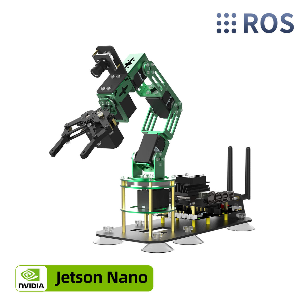 6DOF AI Visual Robotic Arm ROS Educational Robot for JETSON NANO 4GB