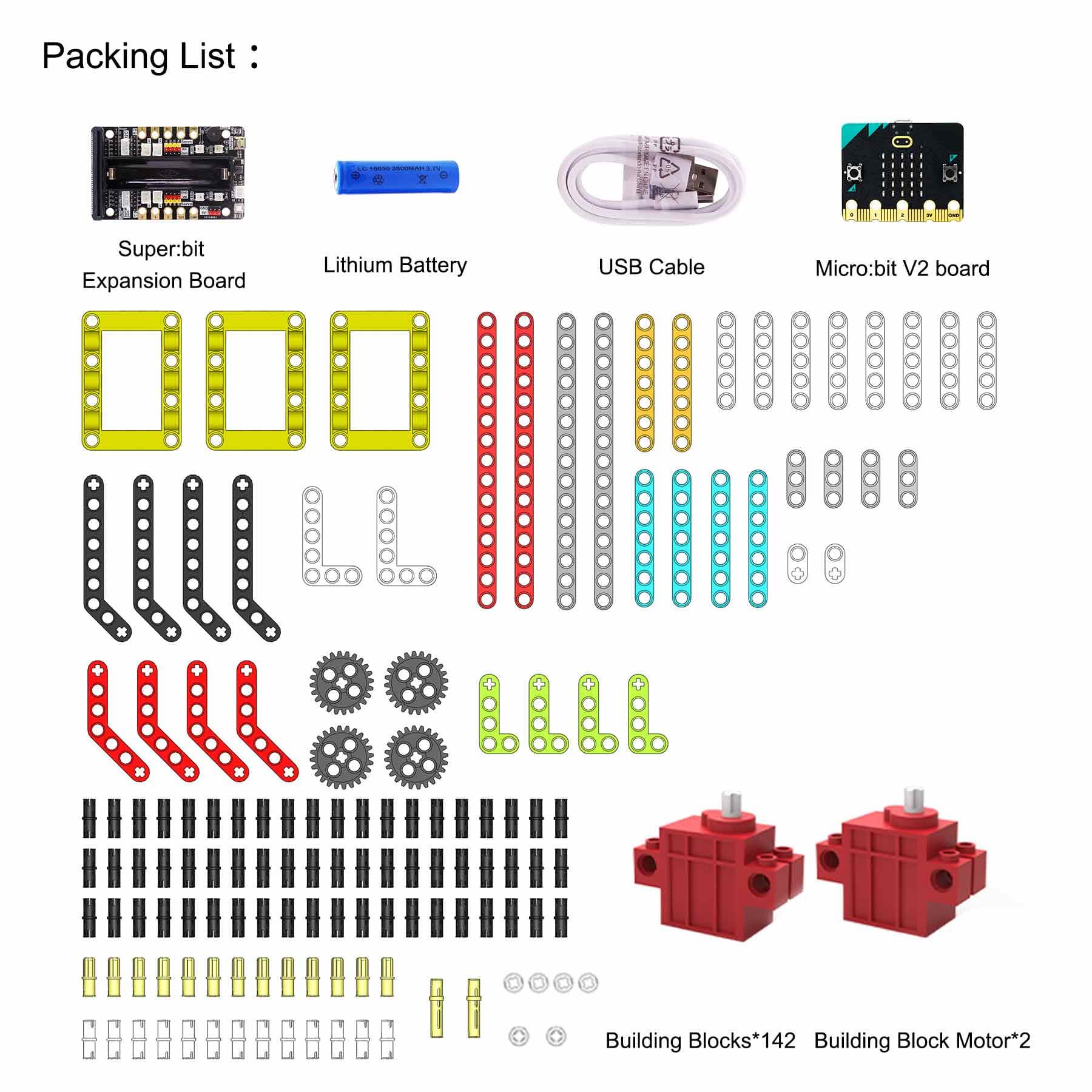 Spider:bit programable de Yahboom basado en Micro:bit V2 V1.5