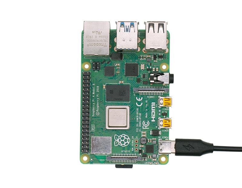Raspberry Pi 4B/Pi 400 power apdapter with switch button - Yahboom