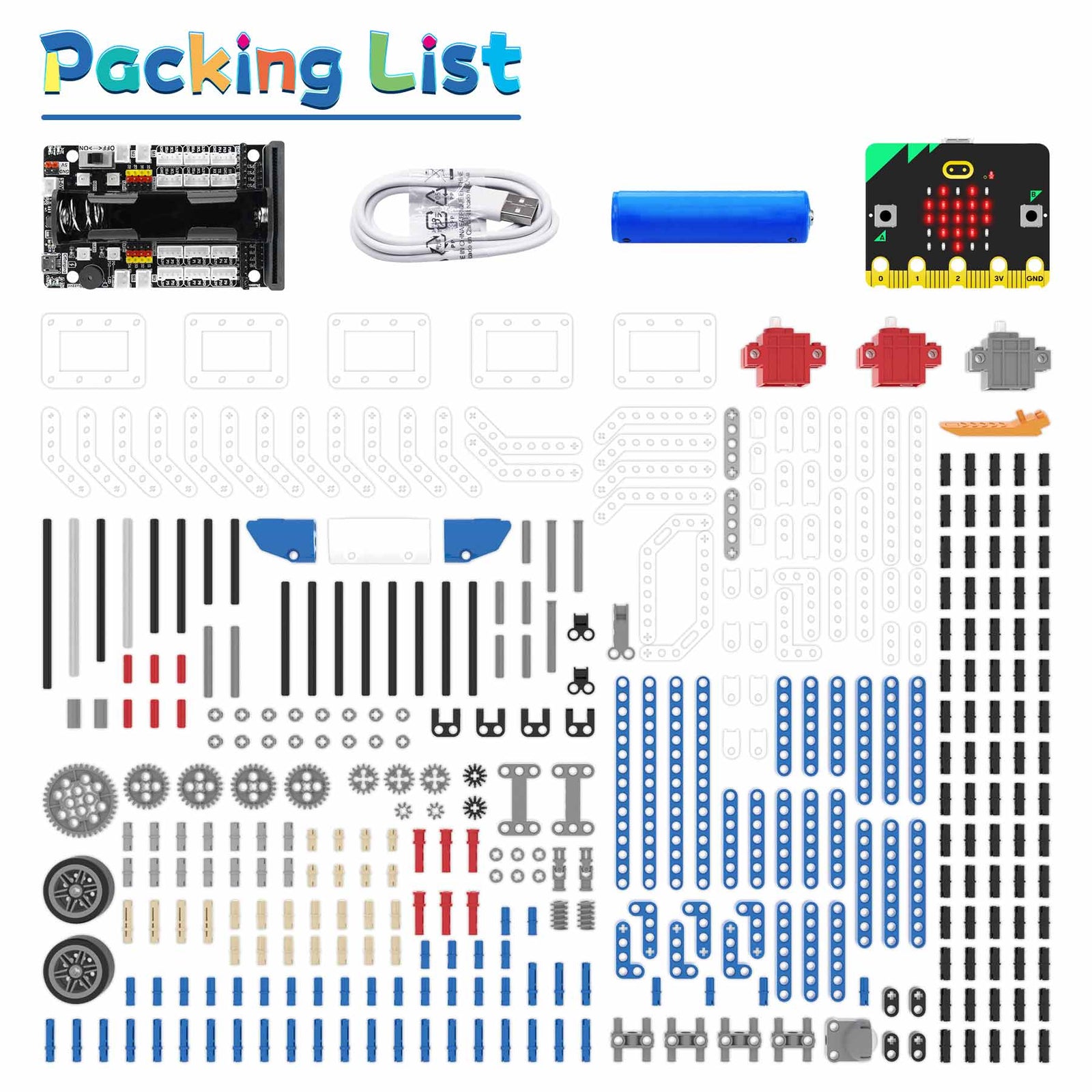 Yahboom 16 In 1 Superkit Programmable LEGO Building Kit For Micro:bit