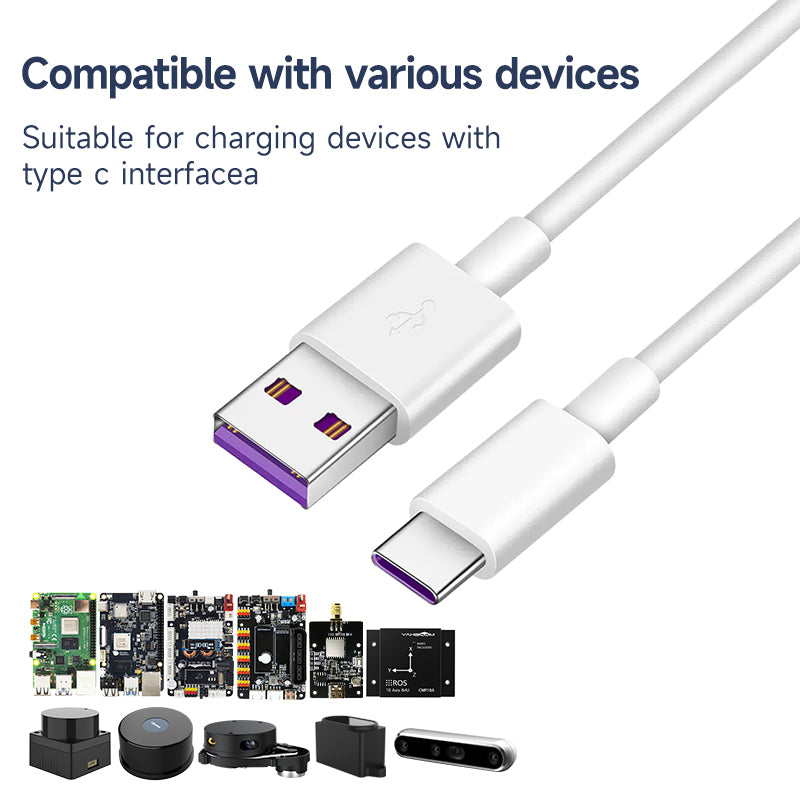 Yahboom Type-C 5V 3A 2A power supply cable