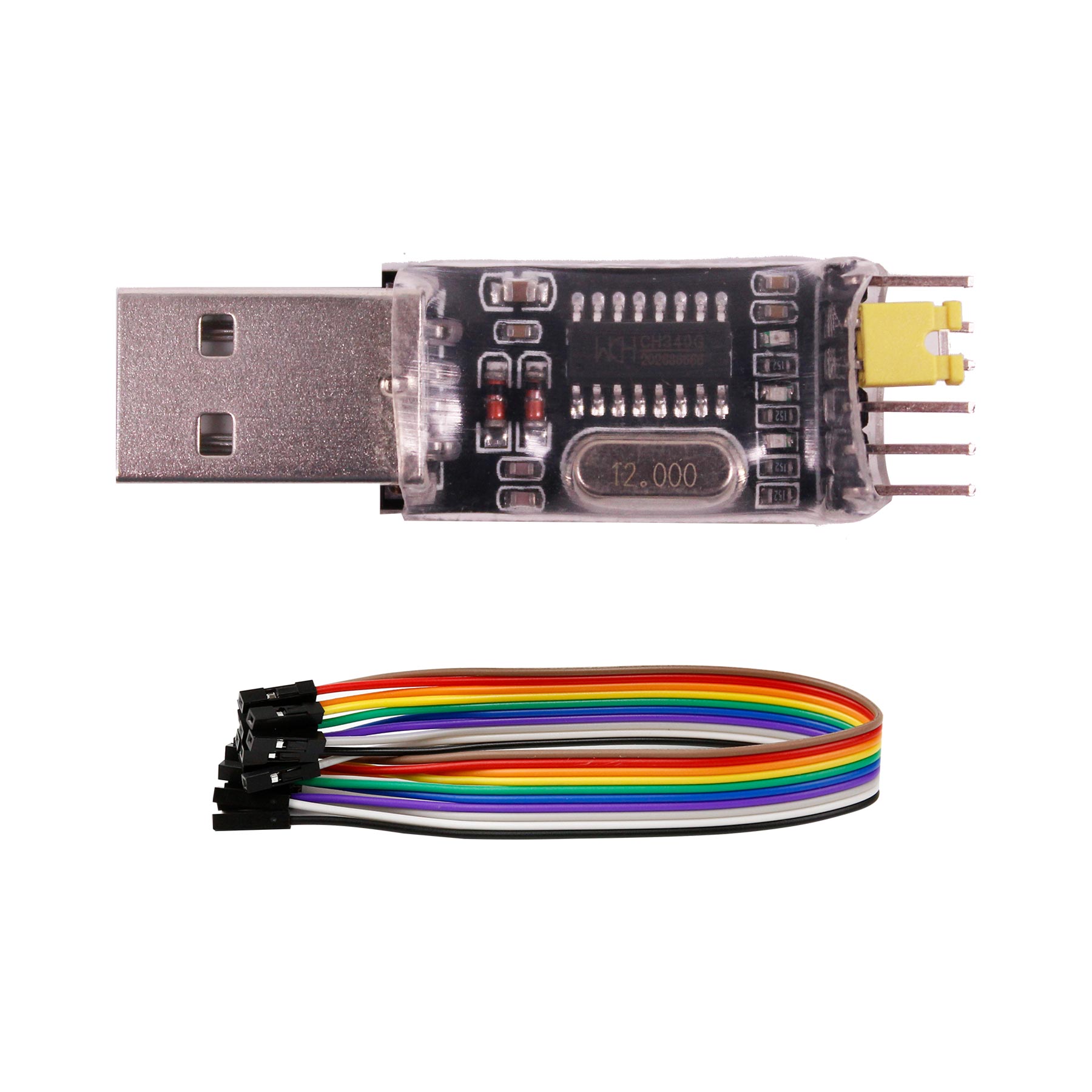 Module USB vers TTL Yahboom avec 4 lignes DuPont