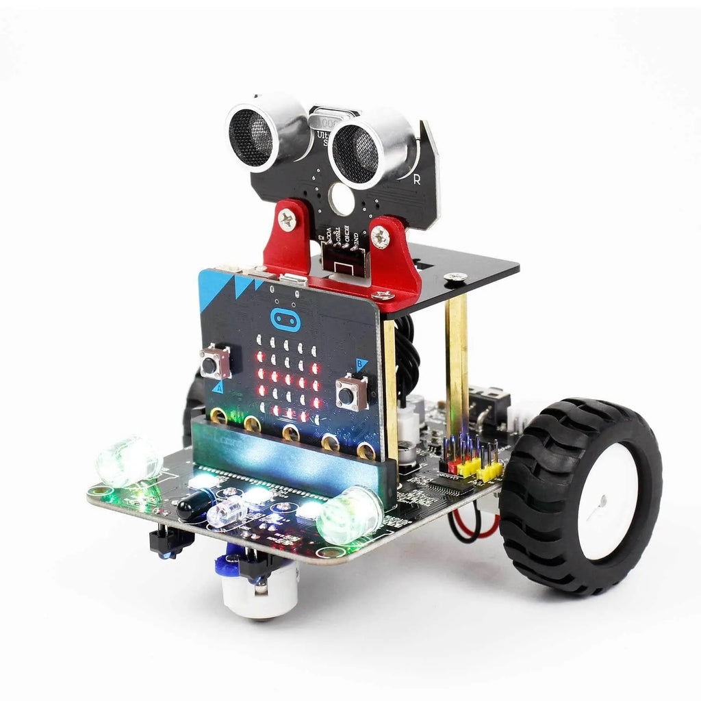 Microbit Car Kit Support MakeCode Programming APP IR Control | Yahboom