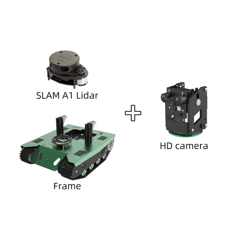 Only SLAMA1 Lidar, HD camera and Frame for Yahboom Basic version Transbot ROS Robot.