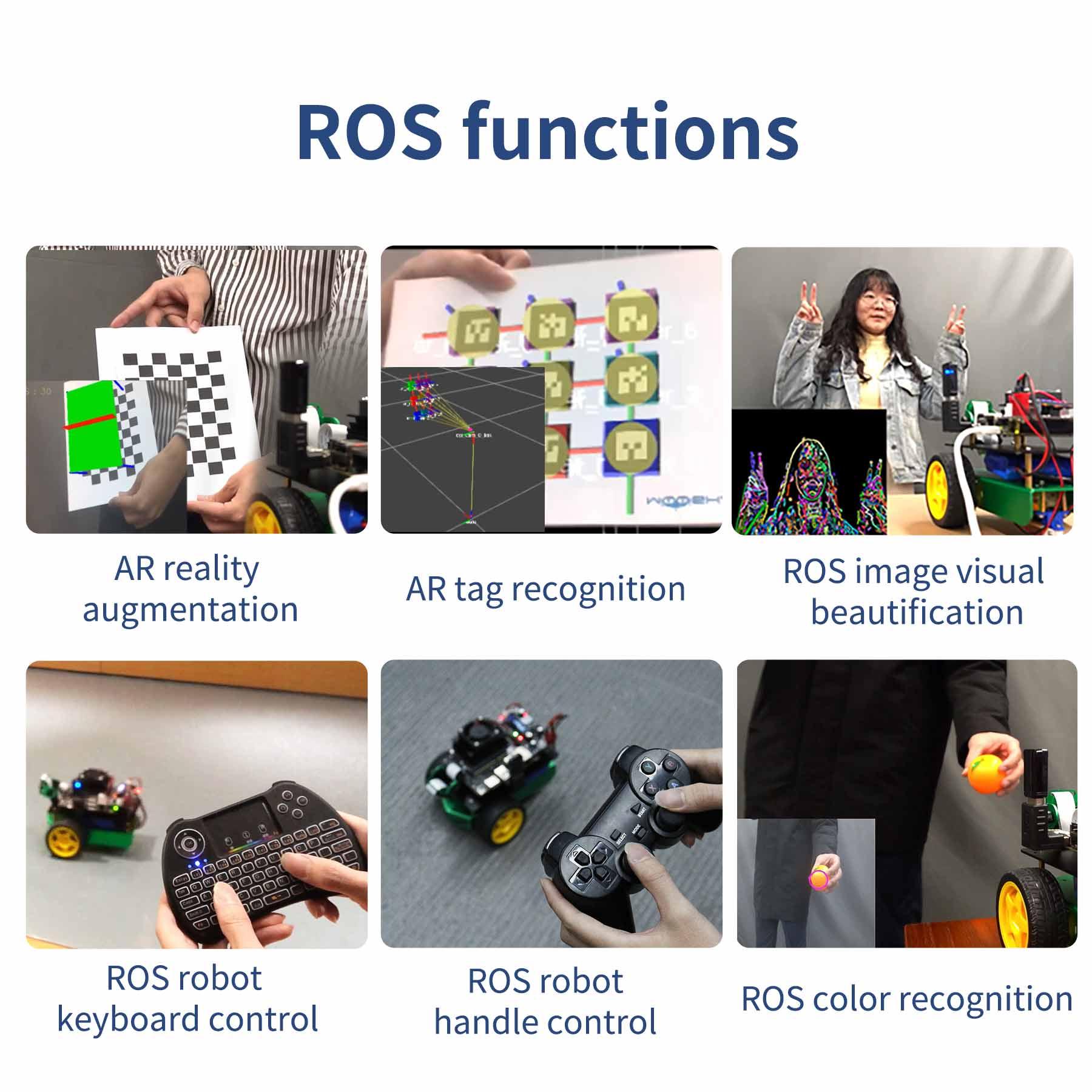 Yahboom Jetbot AI Vision Robot Car ROS Includes functions like AR Tag Recodnition and Image visual beautification