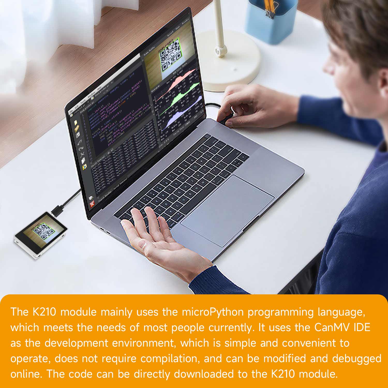 K210 Visual Recognition Module with Serial Port for Image Processing