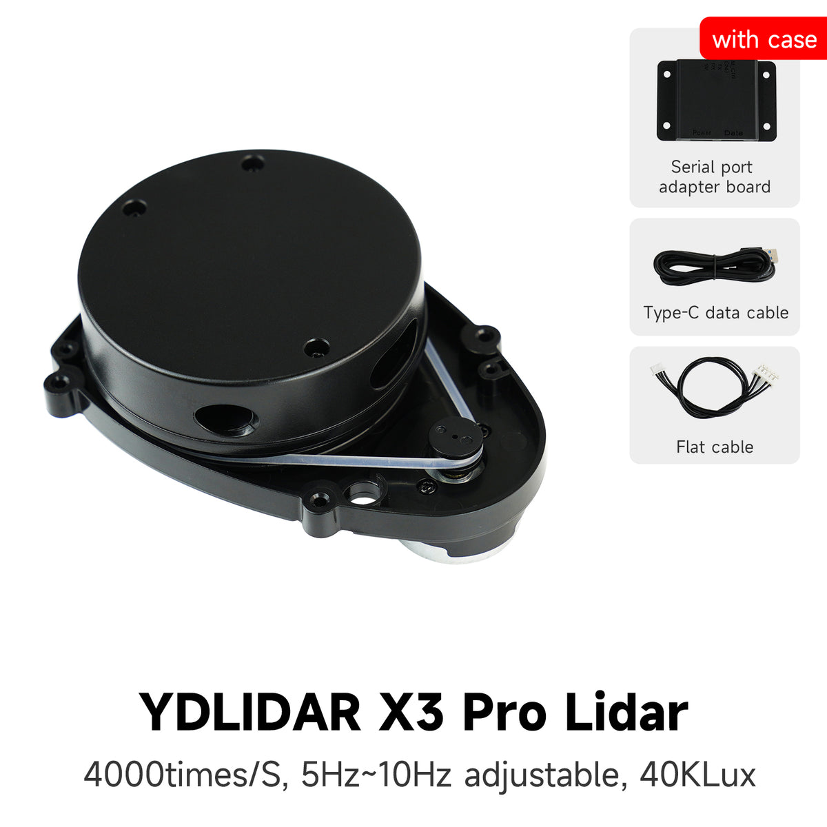 YDLIDAR X3 Lidar TOF 360° Scanning Range 8M Sensor support ROS1 ROS2