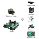 Yahboom ROS Transbot Robot with Lidar Depth camera support Python programming MoveIt 3D mapping for Raspberry Pi - Yahboom