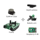 Yahboom ROS Transbot Robot with Lidar Depth camera support Python programming MoveIt 3D mapping for Raspberry Pi - Yahboom