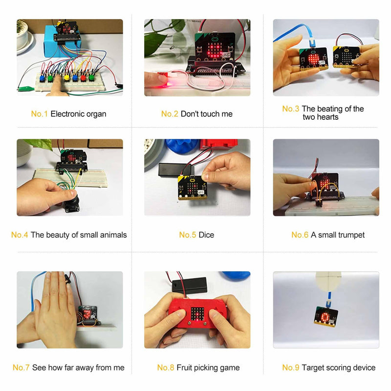 Yahboom micro:bit starter kit for beginner compatible with V1.5/ V2 board - Yahboom